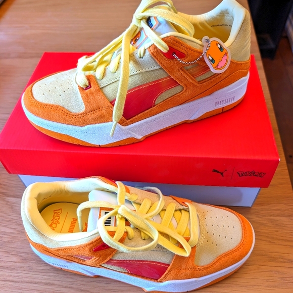 PUMA x Pokemon Slipstream Charmander Jr size 7 EUC - Picture 4 of 8